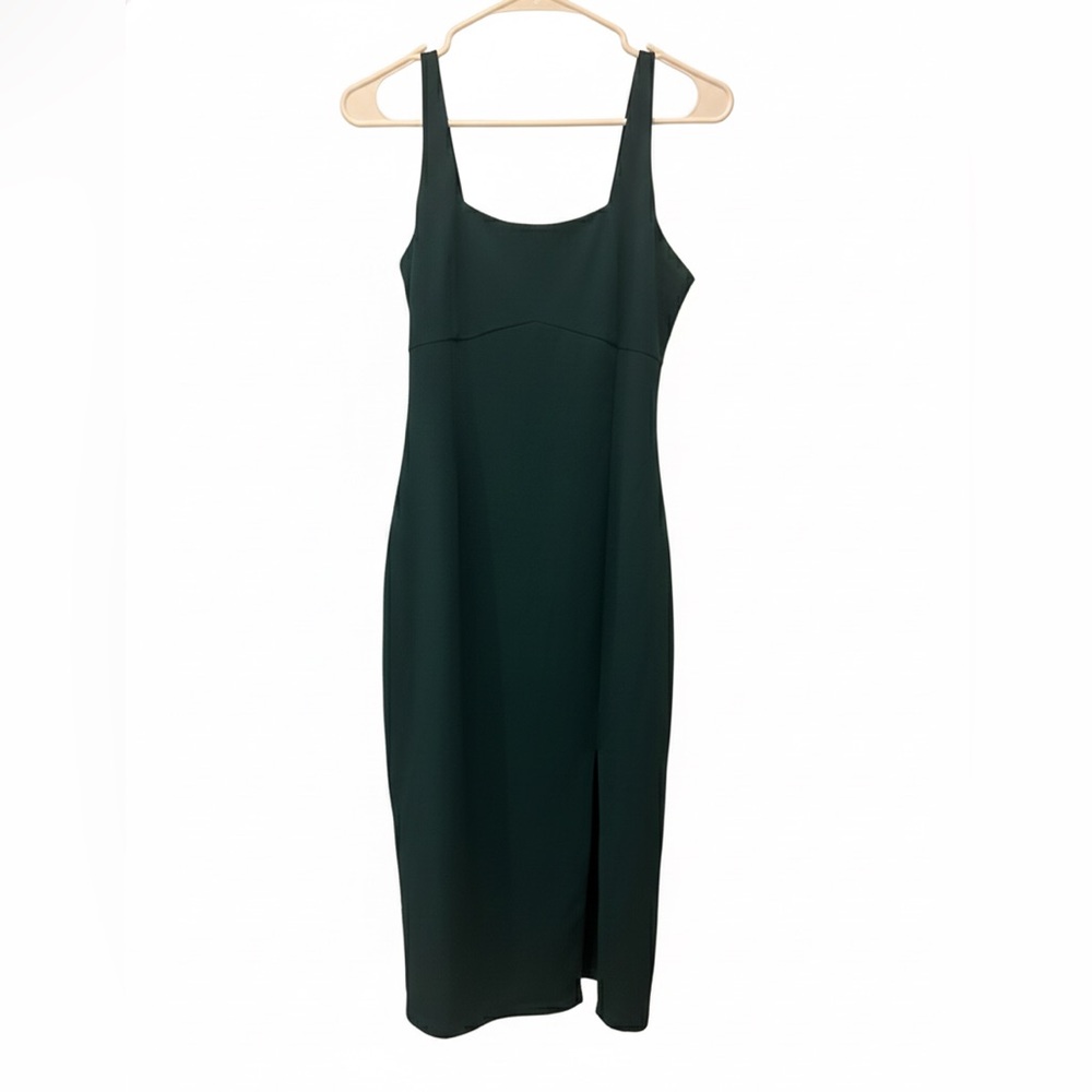 Windsor Classic Green Midi Dress